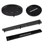 Потолочная пластина для 3 головок, подвесная основа, круглая длинная потолочная основа, навес, шнур сделай сам, подвесные аксессуары для освещения