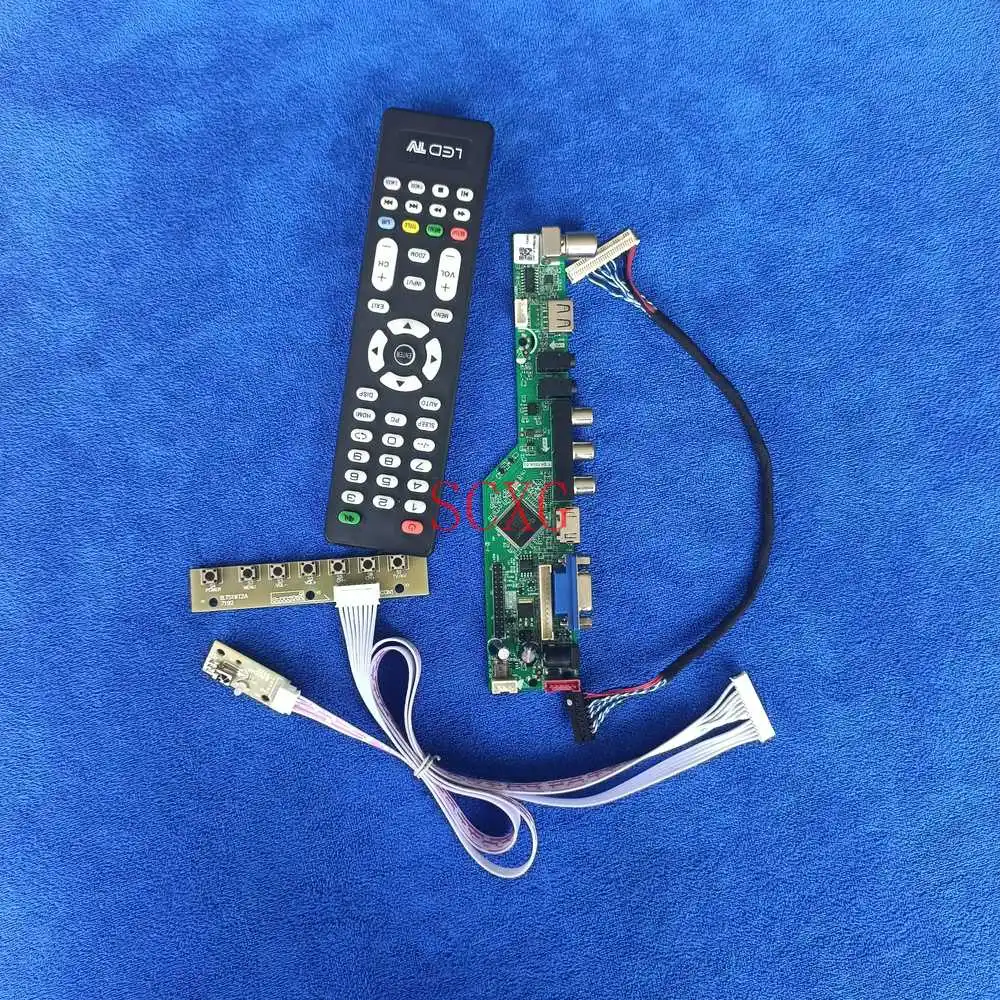

VGA USB AV HDMI-compatible Analog Signal Fit B154EW09/LP154WX7 LVDS 30Pin DIY Kit 1280*800 LED/LCD Matrix drive controller board