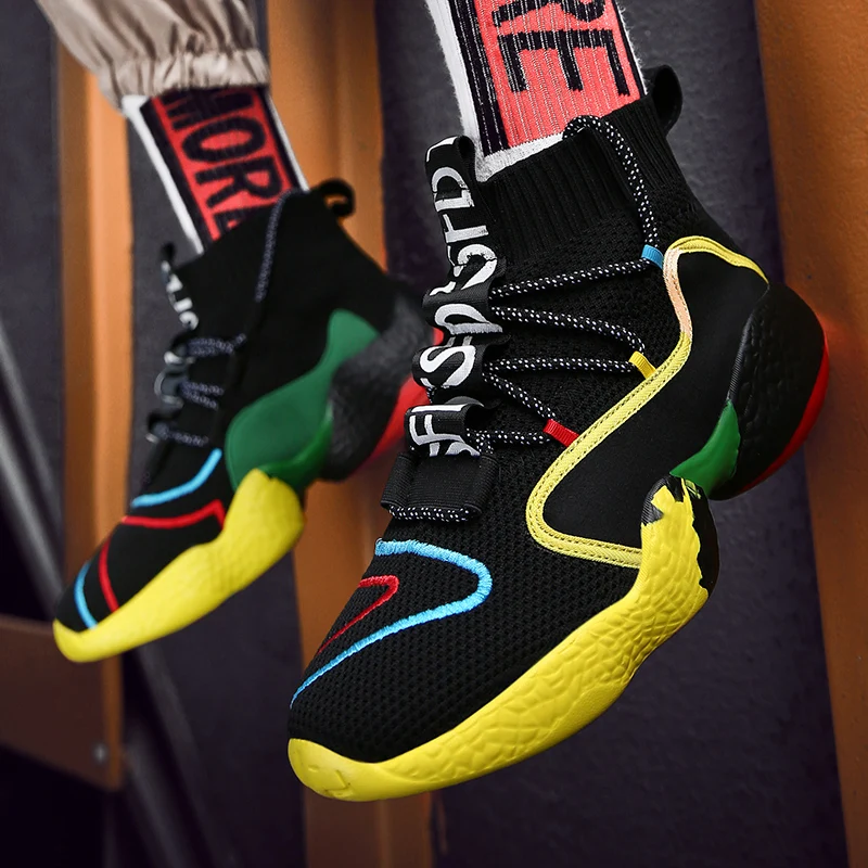 

New Fashion High-top Sock Shoes Casual Mens Hip Hop Platform Designer Sock Sneakers Outdoor Luxury Men Casual Shoes Zapatillas