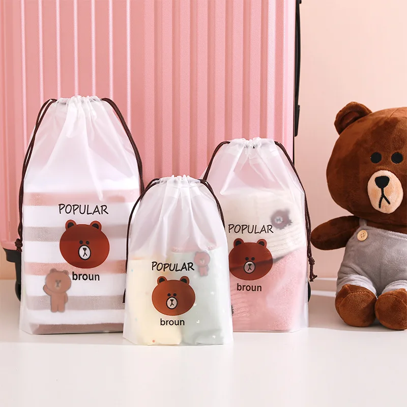 

Makeup Storage Bag Travel Shoe Bag Waterproof Transparent Cosmetic Bag Clothes Storage Bag Toiletries Shoe Storage Organizer