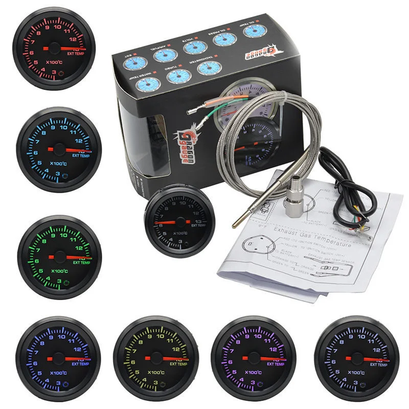 Измеритель температуры выхлопных газов автомобиля цифровой измеритель с