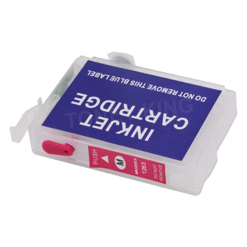 Toney King Refillable Cartridge For Epson T1261 T1262 T1263 T1264 Ink Cartridges Workforce 520 60 435 545 630 633 Printer | Компьютеры и