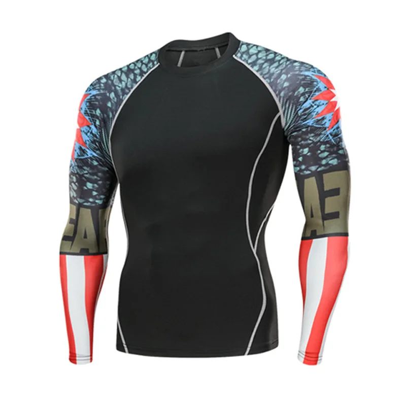 

Compression Shirt Men's Running T-shirt Quick-drying Sportswear Pure color Round Neck Top Short sleeve Stretch Tight Gym T-shirt