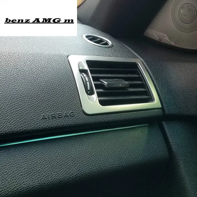 Автомобиль Стайлинг AC передний выход воздуха отделка рамка наклейка крышка для