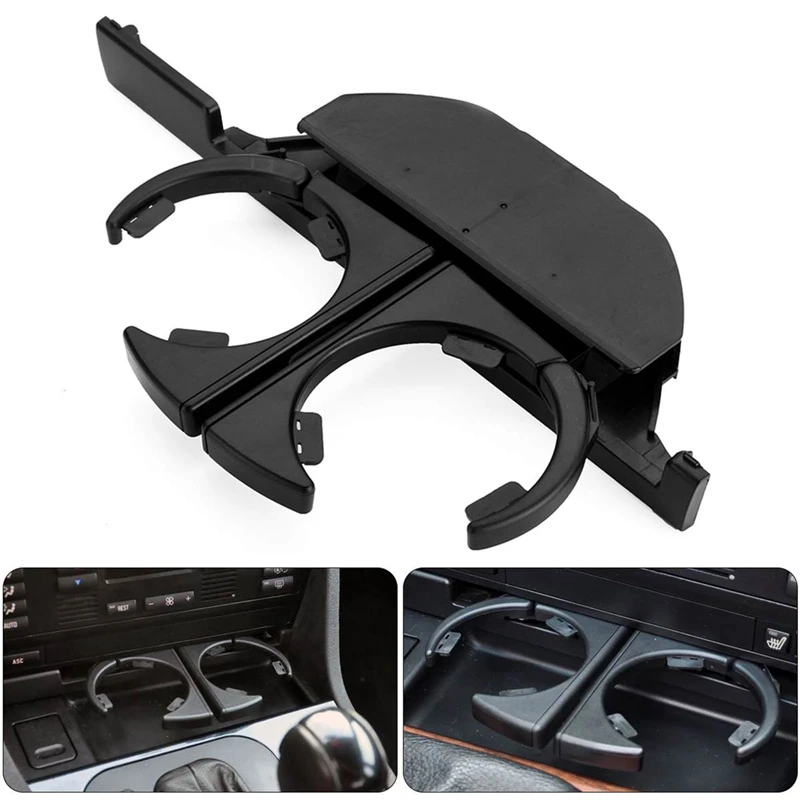 

Portable Retractable Car Drink Holder Cup Holder for BMW E39 525 528 530 540 M5 1995-2006 Car Interior Accessories 51168190205