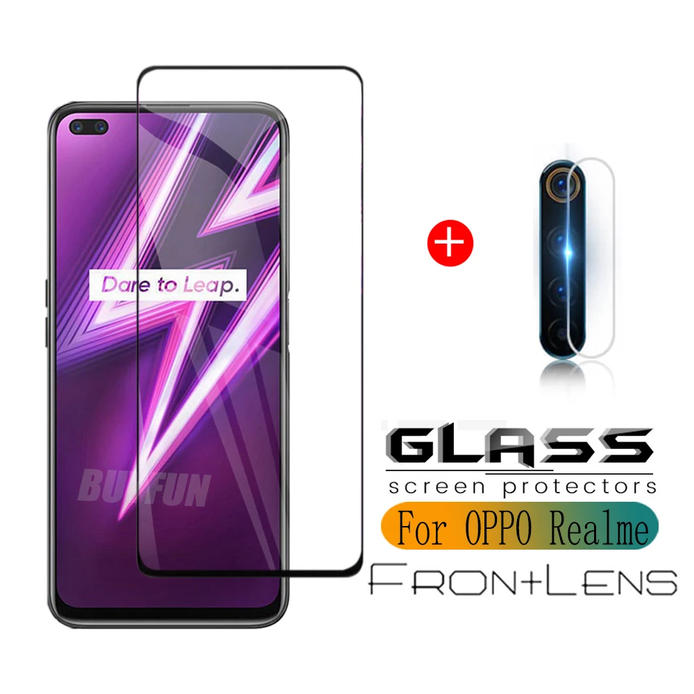 

2в1 Премиум защитные стекла для камеры для oppo realme 6 pro защитное стекло на realmi realmy 6Pro прозрачное стекло