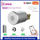 Умный Замок Wehere M501 Tuya Zigbee, блокировка со сканером отпечатка пальца, совместим с Wi-Fi и Bluetooth