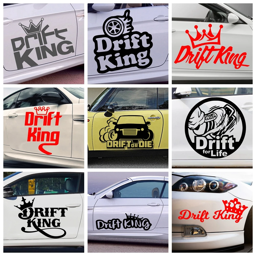 Арт-дизайн Дрифт Кинг автомобиль наклейка для Jeep стикер большой винил военный