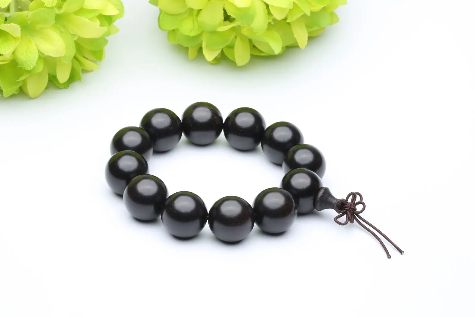 Черное дерево бусины Тибетский буддизм|Плетеные браслеты| |