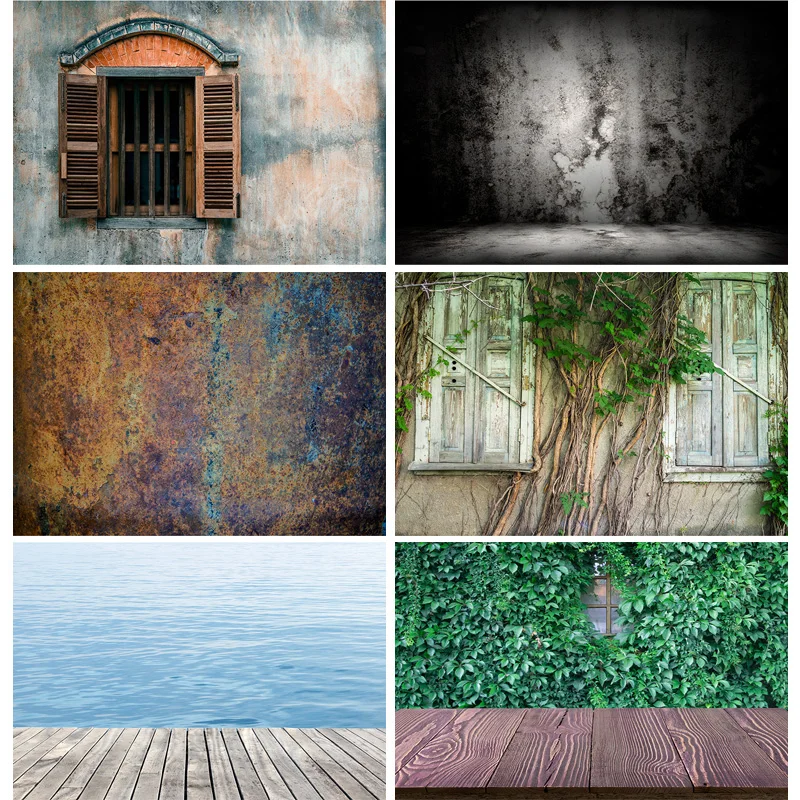 

Vinyl Vintage Brick Wall Wooden Board Children Baby Portrait Photography Backdrops For Photo Studio Background 20930LTZ-02