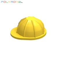 building blocks technicalal parts construction site helmet hat tool 10 pcs moc compatible with brands toys for children 3833