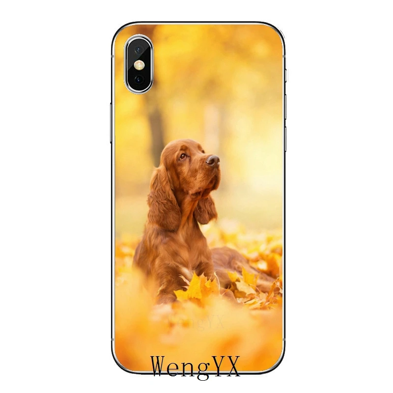 Spaniels аксессуары для щенков собак чехол телефона Huawei P30 P20 Pro P10 P9 P8 Lite Y5 Y6 Y7 Y9 P Smart Plus