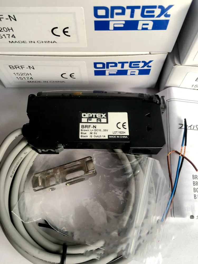 

OPTEX Optical Fiber Amplifier Sensors BRF-N NPN ( Replace VRF-N ) 100% New Original NF-DB01 Optical Fiber Cable