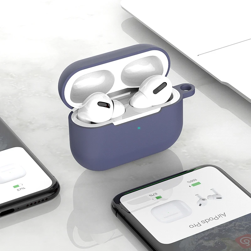 3 в 1 силиконовый чехол для Apple AirPods Pro беспроводные Bluetooth наушники защита от потери