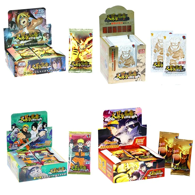 Juego coleccionable de cartas de Anime Shippuden Hinata Sasuke Itachi Kakashi Gaara, 2021-100 Uds., novedad de 180-0