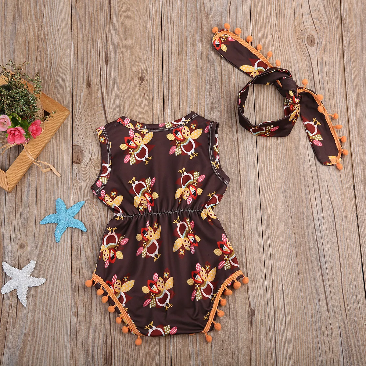 Боди для новорожденных девочек с бахромой и пчелами|Боди малышек| |