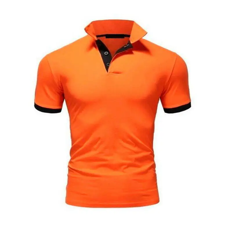 Цвет: желтый Ropa de Hombre Polo camisa 5xl hombres casual Delgado transpirable verano Polo camisa 10 цветов Hombre sólido manga corta - Цвет: Цвет: желтый