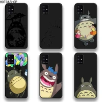 cute totoro ghibli miyazaki anime phone case for samsung galaxy a52 a21s a02s a12 a31 a81 a10 a20e a30 a50 a70 a80 a71 a51 5g