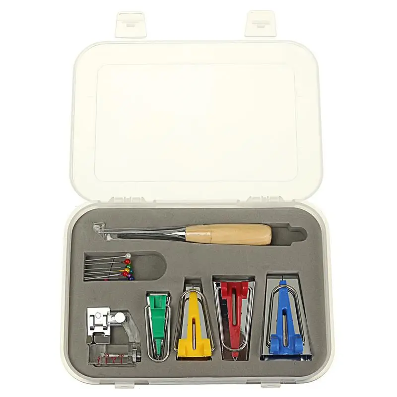 

Machine Tools Sets Binding Sewing Multifunction Sewing Bias Tape Maker Set DIY Patchwork Quilting Tool Hot New