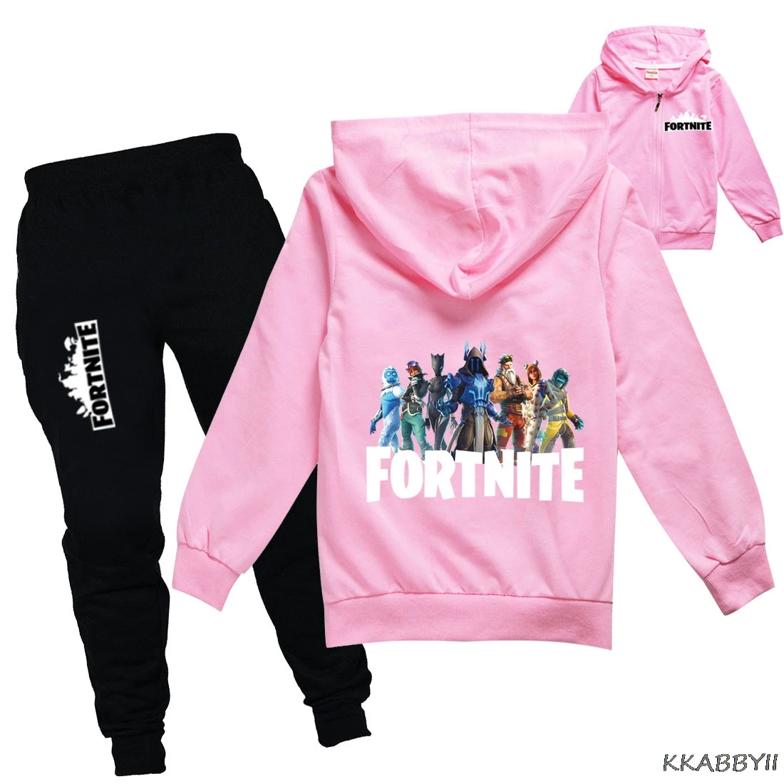 Кардиган на молнии и брюки Fortnite свитшот с длинным рукавом для мальчиков