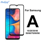 Защитное стекло для Samsung Galaxy A50 A70, протектор экрана из закаленного стекла, A20, A20e, A60, A80, A30, A40, A70, A50, A10, A90, лист пленки