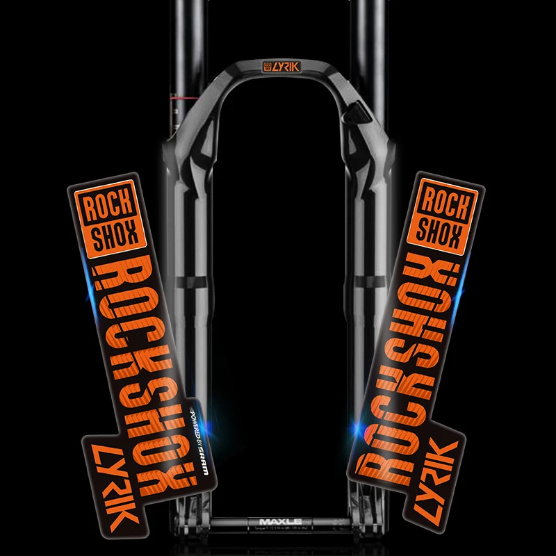 2018 rockshox LYRIK горный велосипед передний наклейки на вилке велосипеда передняя