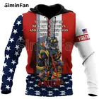 Мужские толстовки с 3D-принтом в виде флага США от пожарного героя, Повседневная Толстовка Унисекс, пуловер в стиле Харадзюку, женский спортивный костюм, куртка в стиле хип-хоп 23