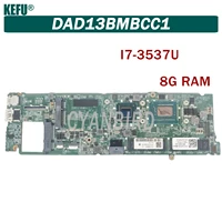kefu dad13bmbcc1 original mainboard for dell xps 13 l322x with 8gb ram i7 3537u laptop motherboard
