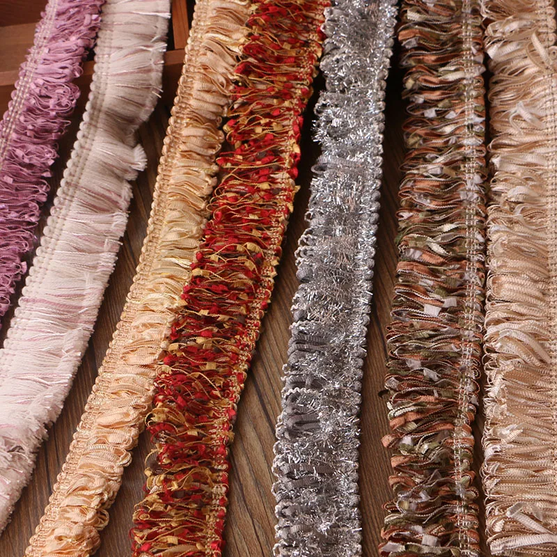 Новинка 1 ярд/партия 3 8 см широкая в национальном стиле ретро цветная бахрома