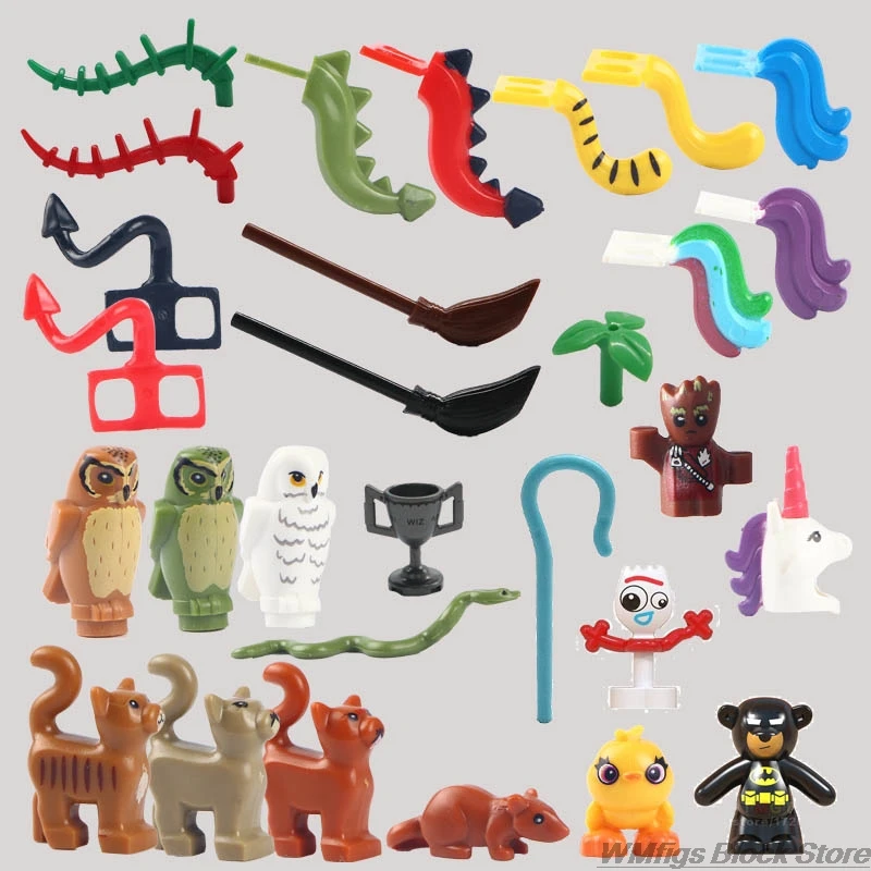 Фитинги Волшебные животные Фильмы 10 шт./лот Сова Властелин Волдеморт шлем хвост