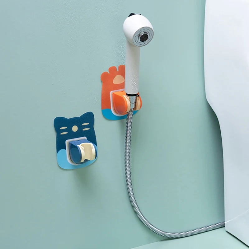 

Punch-free Shower Bracket Wall Mount Bathroom Hook Shower Fixed Base Shower Holder Household Shower Nozzle Bracket Tools