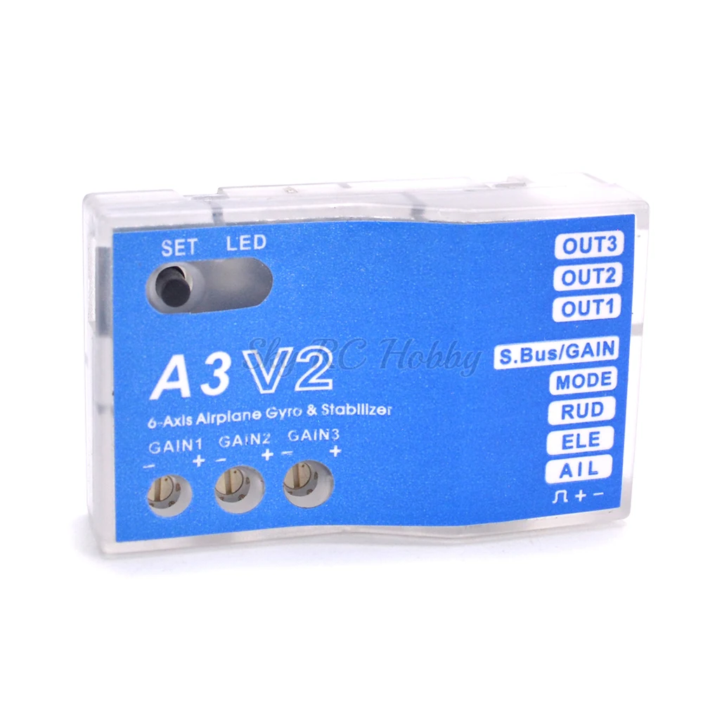 Высококачественный 3 осевой гироскоп A3 V2 Контроллер полета самолета