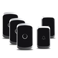 wireless waterproof doorbell 300m remote us eu uk au plug led flash home cordless door bell chime 1 2 buttons 1 2 3 receivers