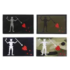 Значок с флагом команды ВМС США, заплатка с крючком, черная борода, пират, Эдвард, нашивка