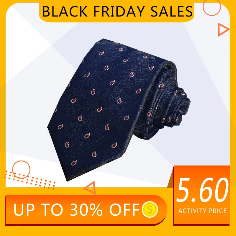 

Men's business 7cm hand tie striped floral suit accessories wedding dress casual Dropshipping