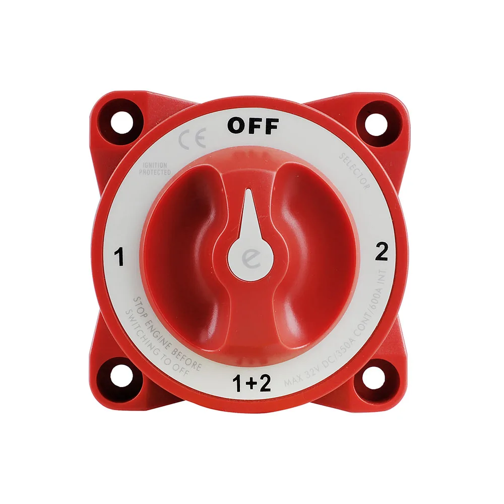 4 Position 32V 350 Amp dual battery isolator Waterproof Ignition Protected Marine Boat Dual Selector Battery Switch 9001e IP67 | Автомобили