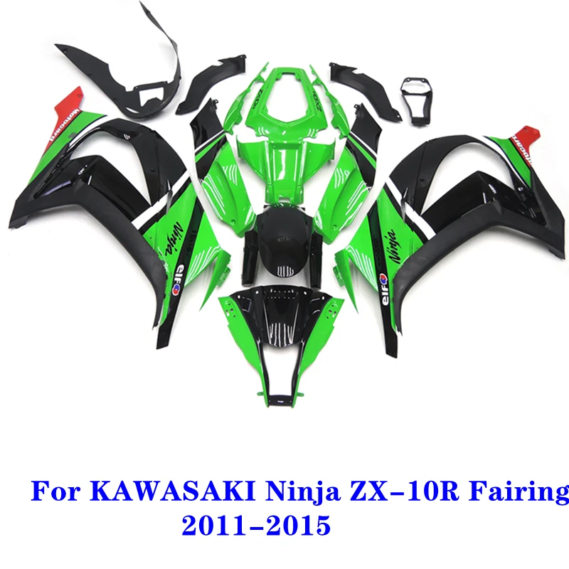 Обтекатели ABS для Kawasaki ZX-10R ZX10R 2011 2012 2013 2014 2015 кузова мотоцикла черные белые зеленые