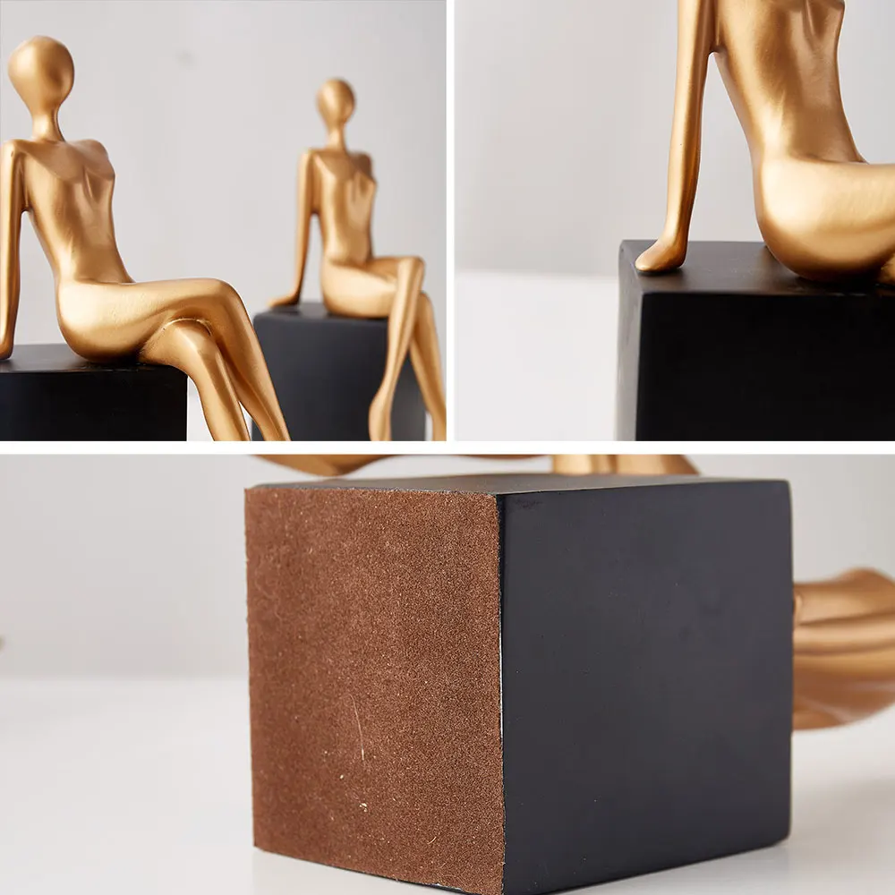

Europe Creative Hollow Bookends Student Home Decoration Girl Statues For Decoration Office Desk Decorative Art Sculpture Gifts