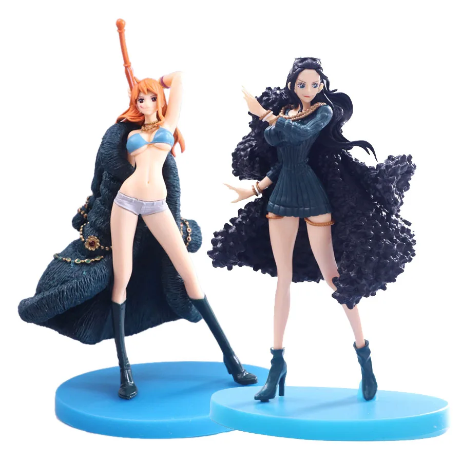 Синий серии аниме ONE PIECE прохладный и изображением героев манги нами Нико Робин