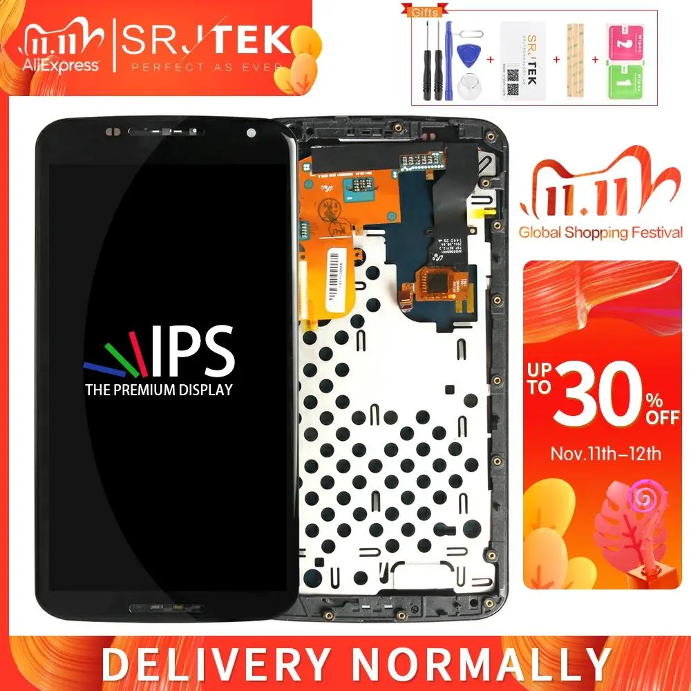 Для Motorola Nexus 6 ЖК-дисплей XT1100 XT1103 дигитайзер Сенсорная стеклянная линза Панель для
