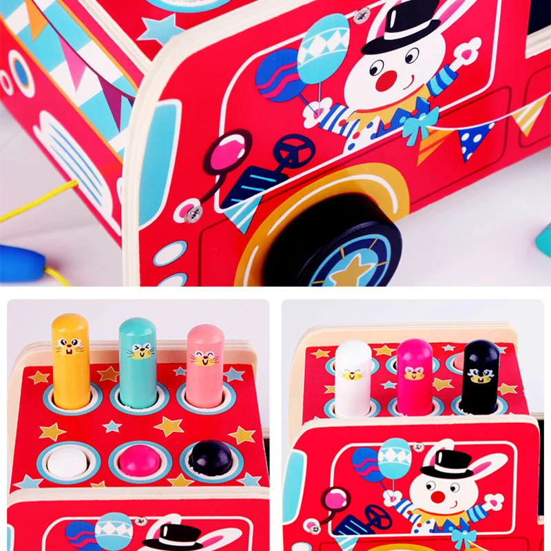 

Educational Toy Early Education Shape Matching Cognitive Interesting Educational Toy For Whack-A-Mole Toy Drag Car Toy For Baby