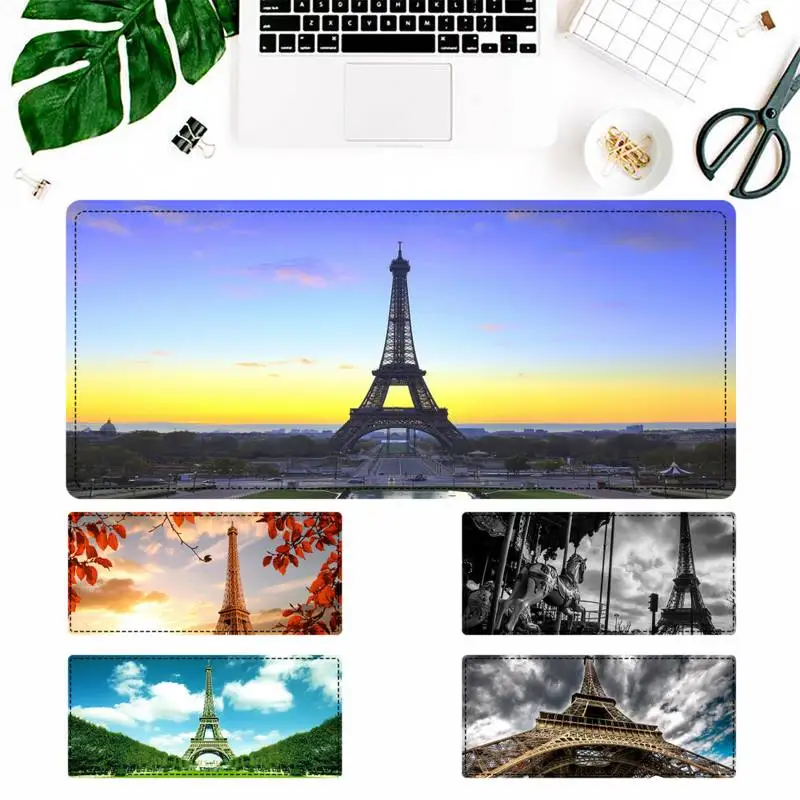 

Trendy Eiffel Tower Mouse Pad Gamer Keyboard Maus Pad Desk Mouse Mat Game Accessories For Overwatch