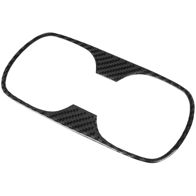 

Car Water Cup Holder Frame Cover Real Carbon Fiber for Toyota Corolla 2019 2020 Accessories Cup Holder Panel Decor