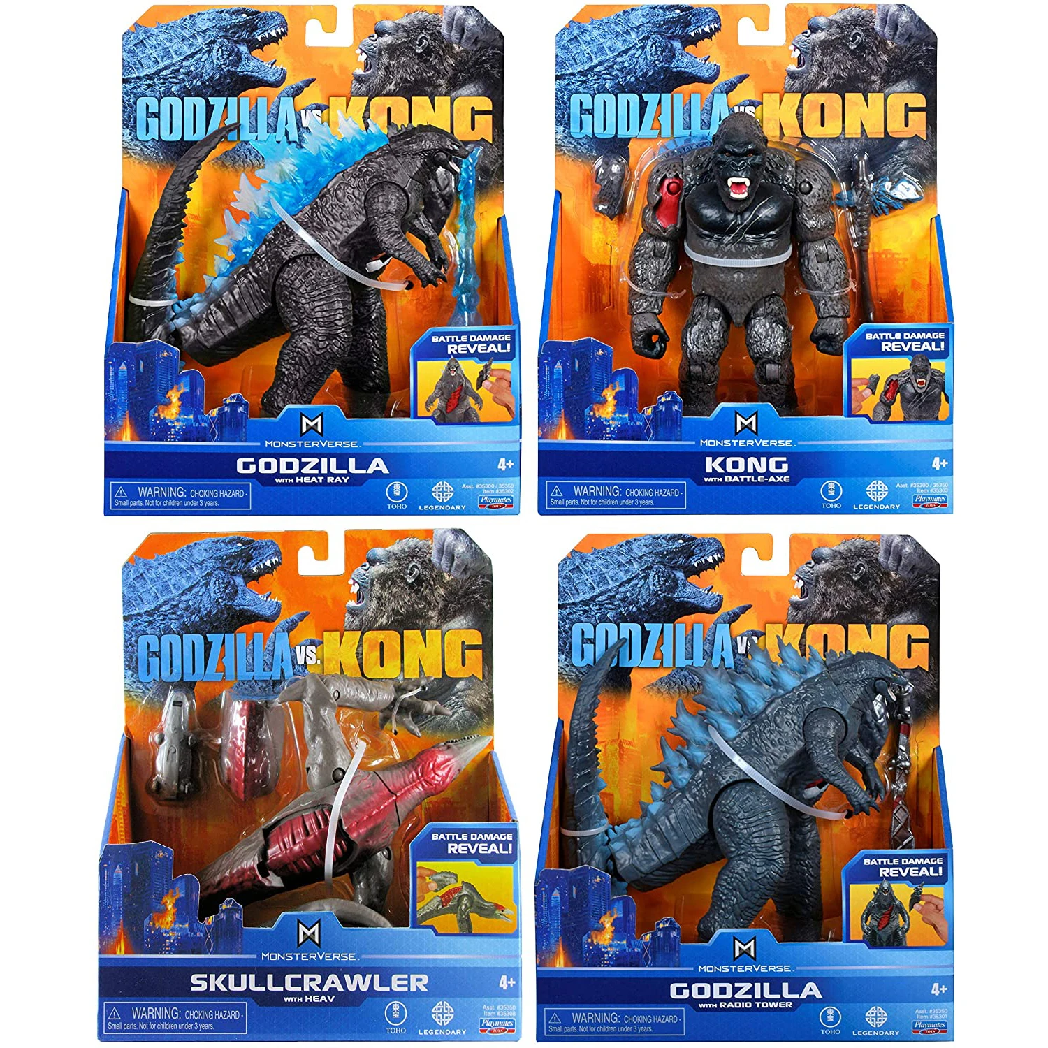 

Godzilla vs Kong Dinosaurios De Juguete 2021 Monsterverse Movie 6-inch Action Anime Figure Godzilla Heat Ray Kids Toys Gift