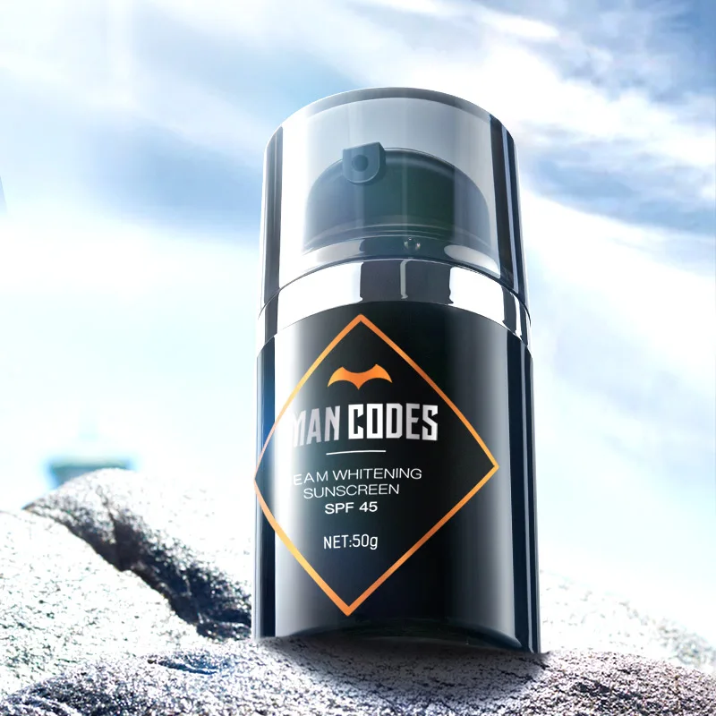 Мужские отбеливающие солнцезащитный крем SPF 45 + отбеливающий Восстанавливающий