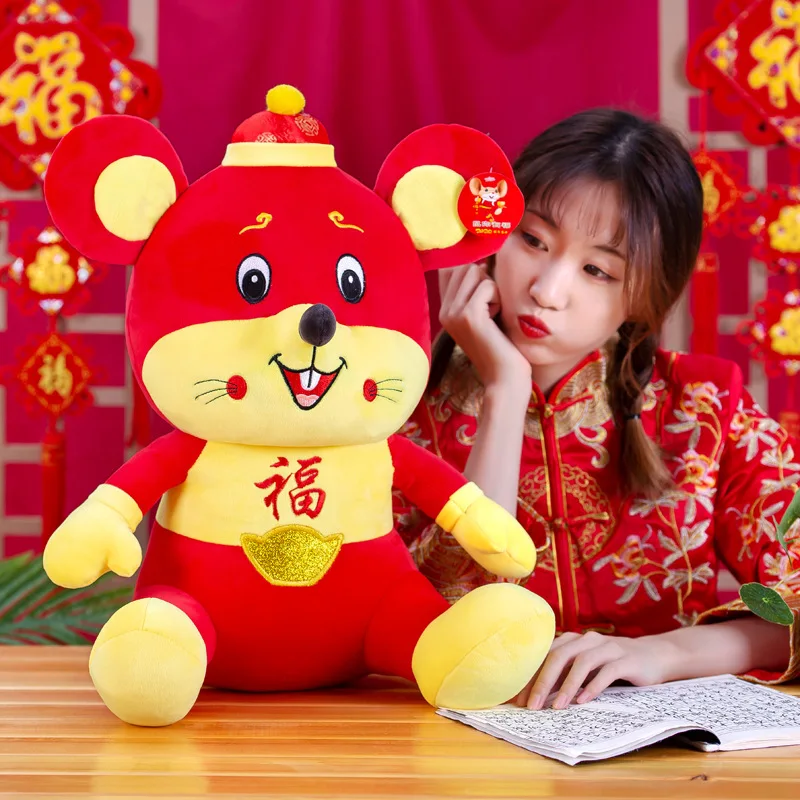 2020 Tang костюм мышь из зодиака кукла год талисман крысы Минни Маус плюшевая игрушка
