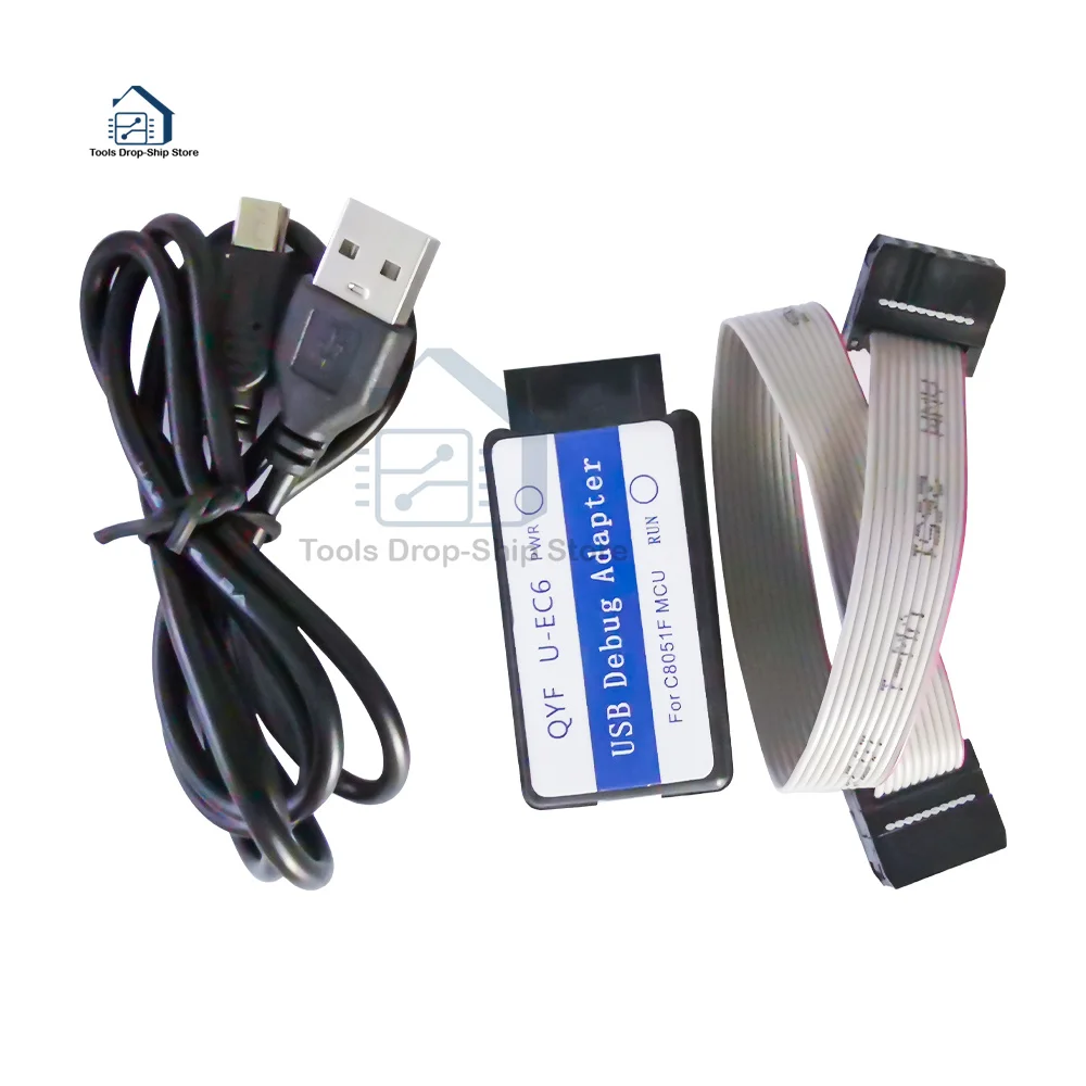 

U-EC6 USB универсальный эмулятор совместимый с C8051 полный диапазон MCUs поддержка программы загрузки с поддержкой WIN XP WIN7 WIN8 WIN10