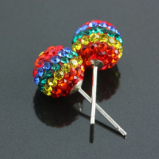 

Женские серьги-гвоздики из серебра 925 пробы