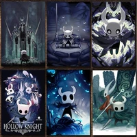 hollow knight the game poster diamond art painting full drill cross stitch kits rhinestone mosaic embroidery 5d diy home decor