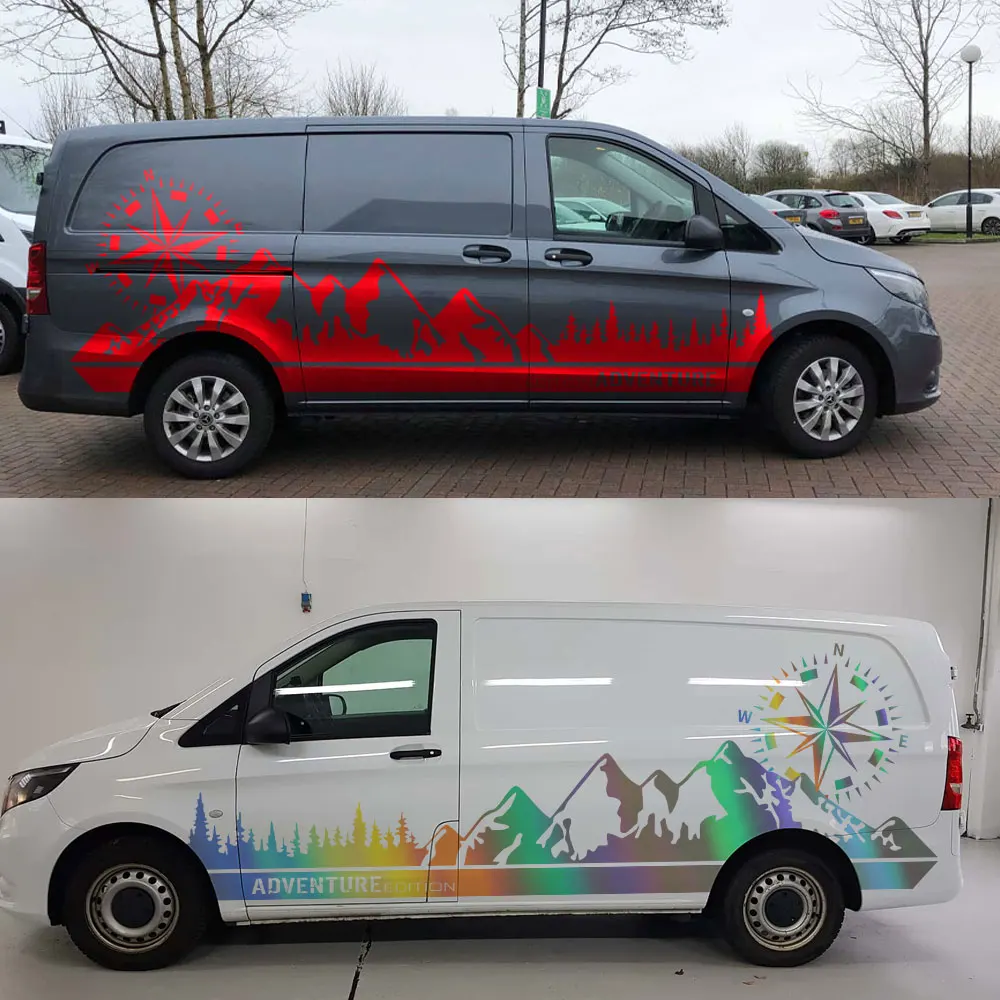 Car Stickers For Mercedes Benz Vito V Class Viano W447 W639 W638 Camper Van Motorhome Graphics Vinyl Decals Tuning Accessories |